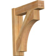 EKENA MILLWORK Westlake Block Rough Sawn Outlooker, Western Red Cedar, 6"W x 22"D x 26"H OUT06X22X26WTL05RWR